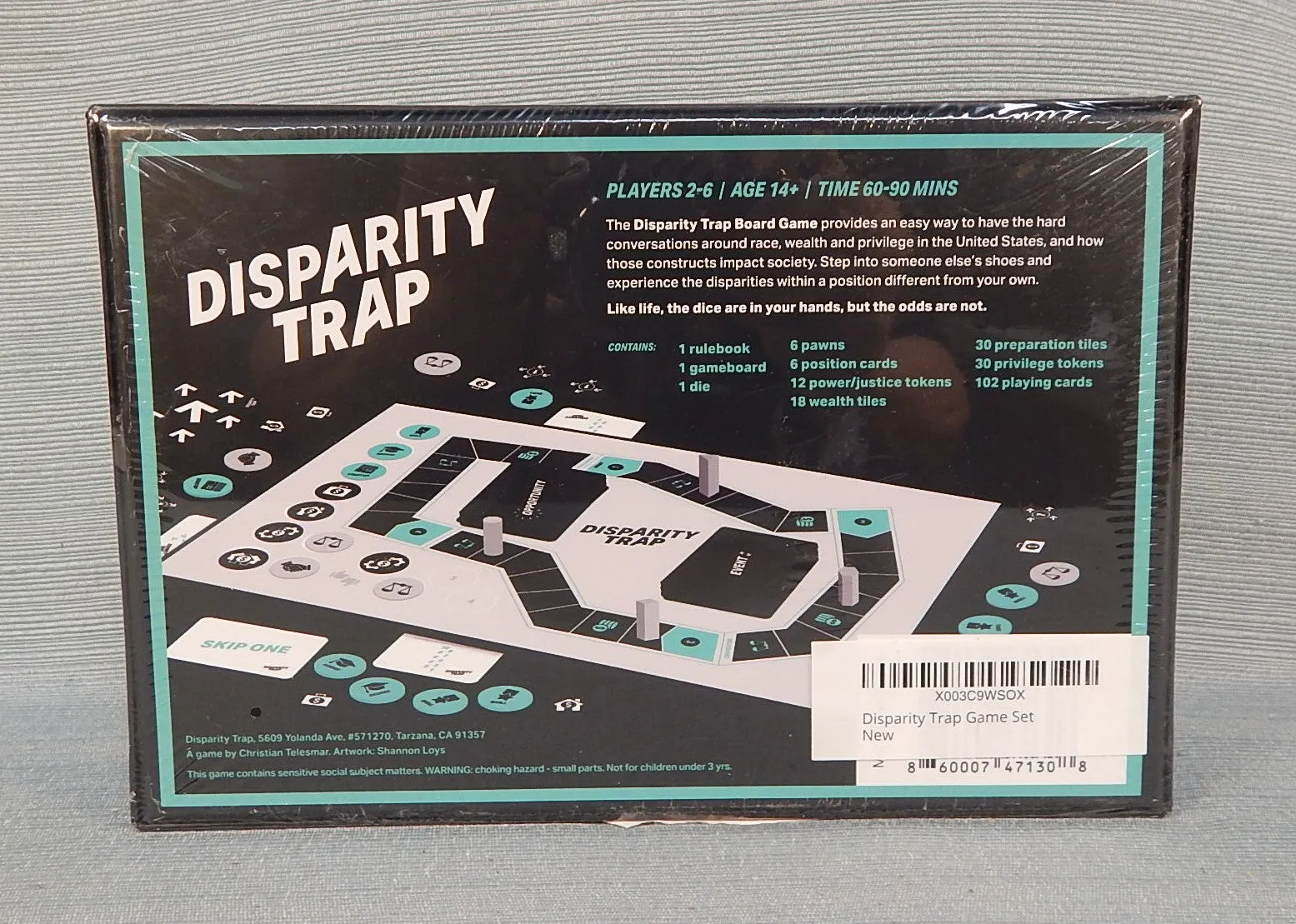 Disparity Trap: The Unfair Game of Life - Brand New!