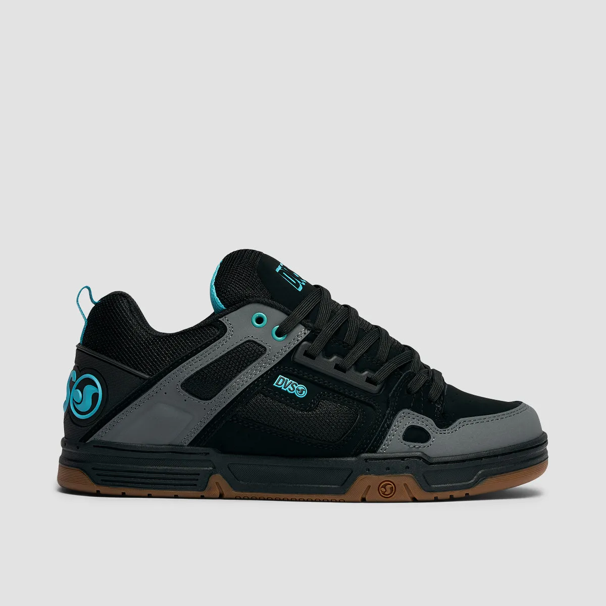 DVS Comanche Shoes - Black/Turquoise/Gum Nubuck