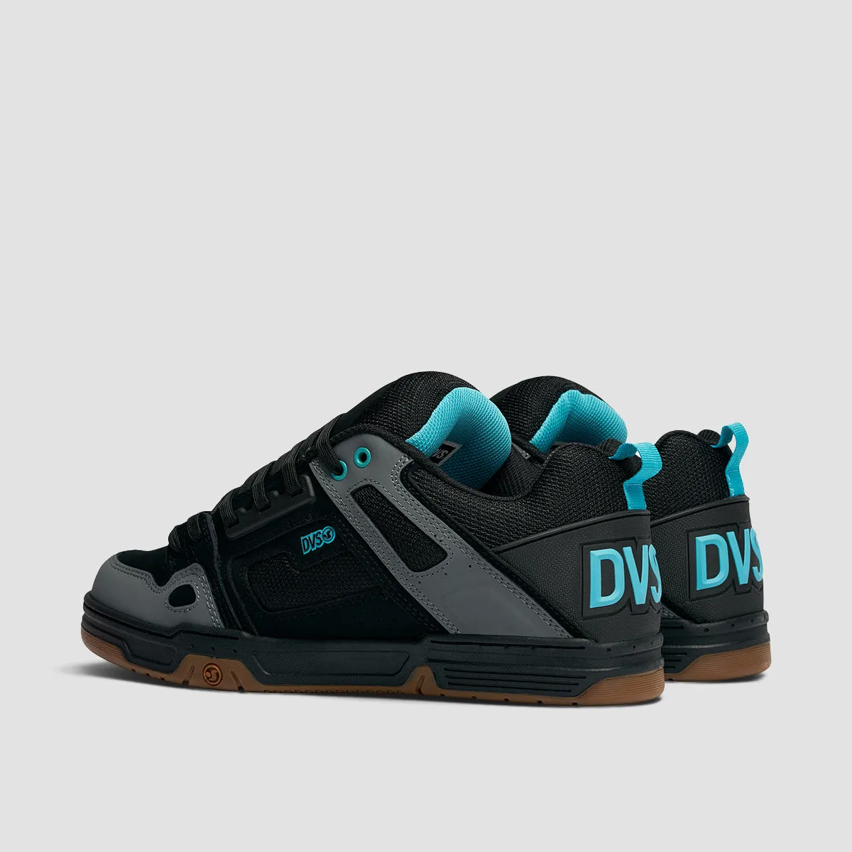 DVS Comanche Shoes - Black/Turquoise/Gum Nubuck