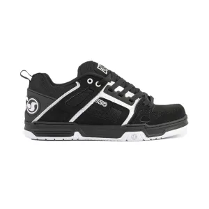 DVS F0000029972 COMANCHE MN'S (Medium) Black/White Leather & Nubuck Skate Shoes