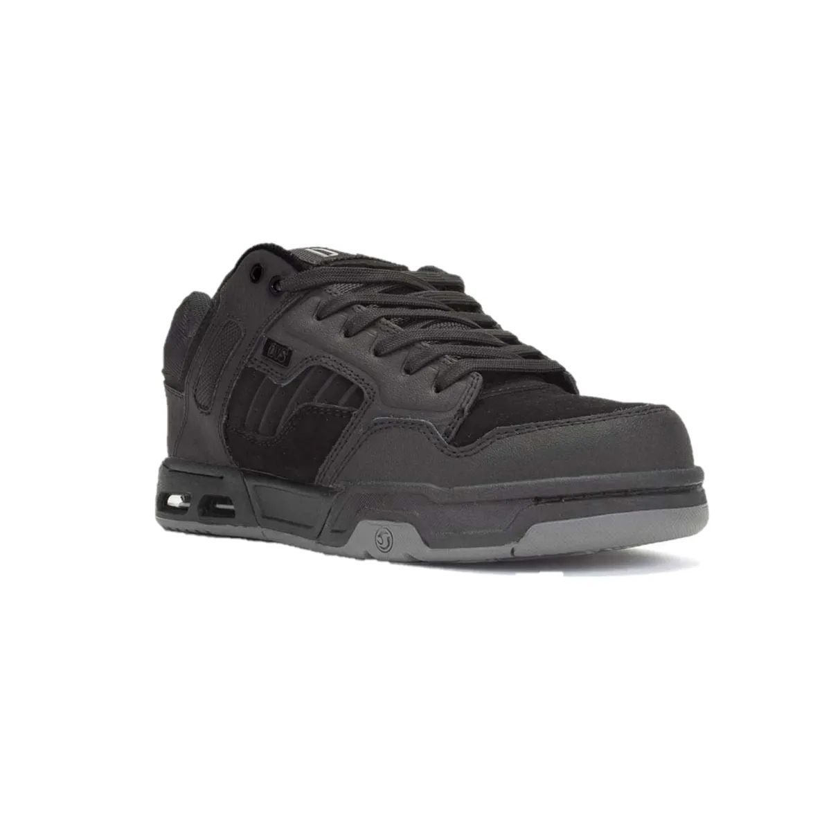 DVS F0000056982 ENDURO HEIR MN'S (Medium) Black/Black Leather & Nubuck Skate Shoes