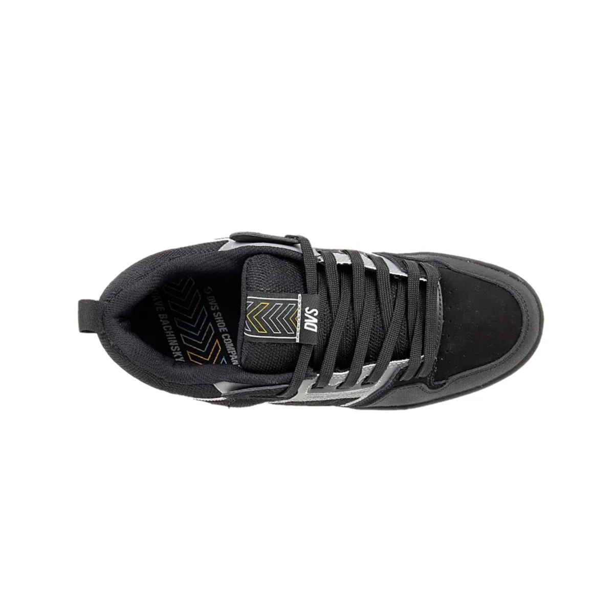 DVS F0000323005 COMANCHE 2.0  DAVE B. MN'S (Medium) Black/Grey Leather Skate Shoes