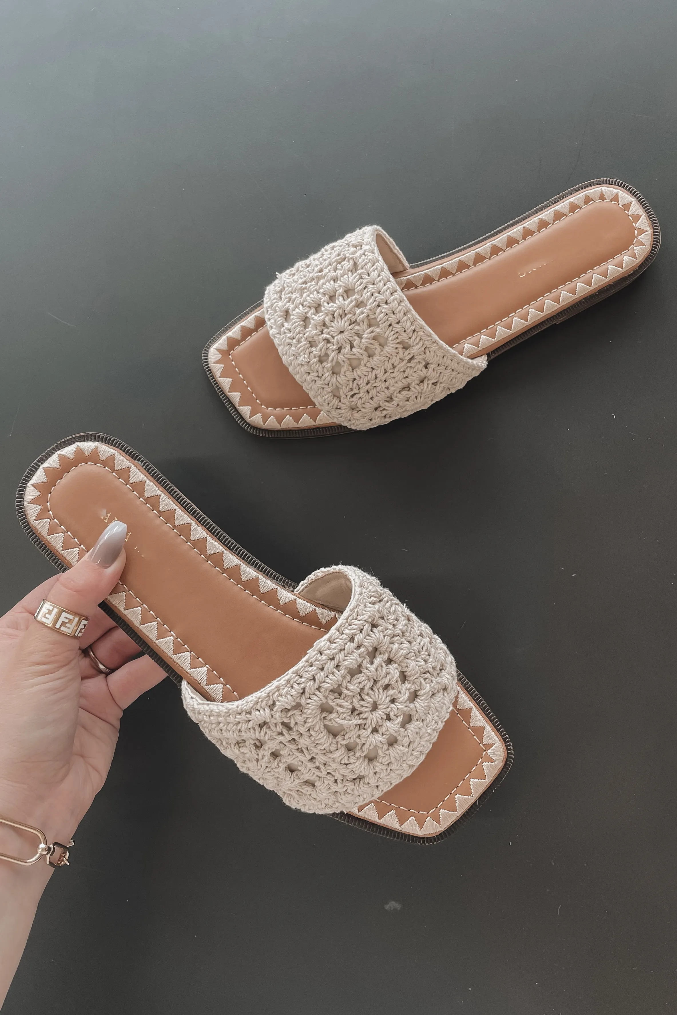 Easy Breezy Stylish Slip On Crochet Slides