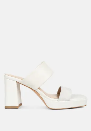 Eddlia Slip On Platform Sandals