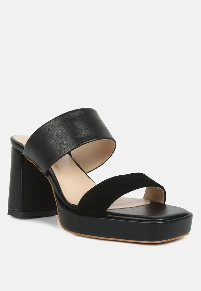 Eddlia Slip On Platform Sandals