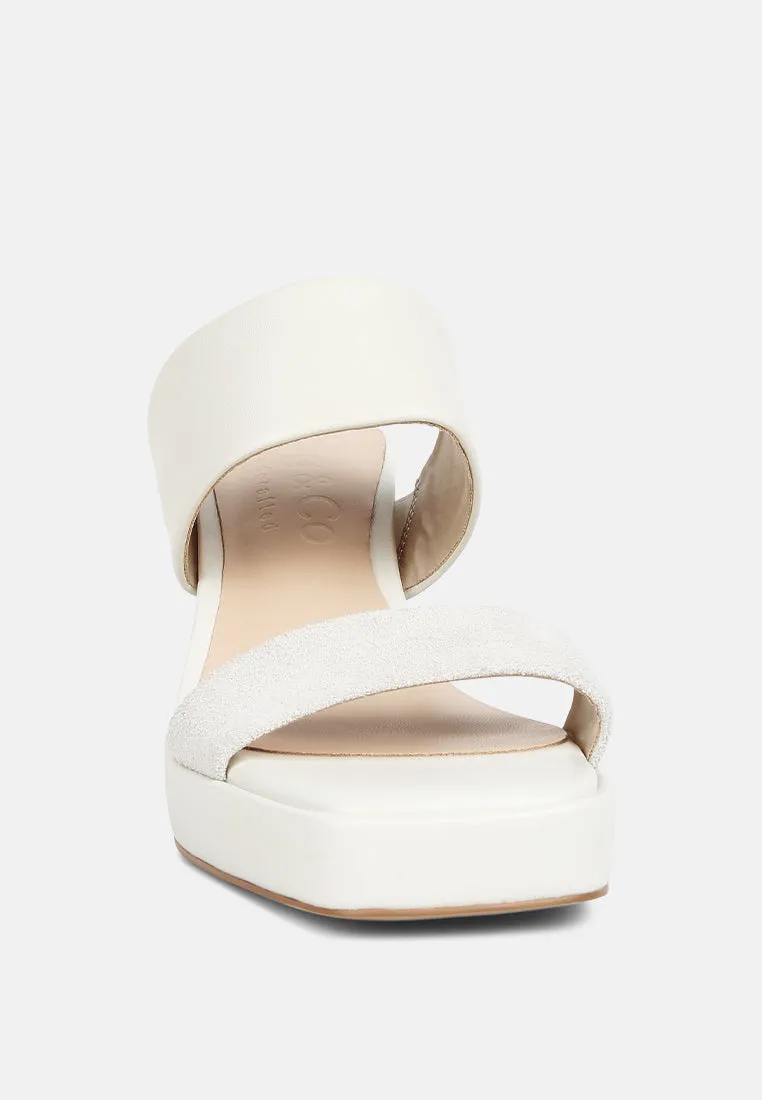 Eddlia Slip On Platform Sandals