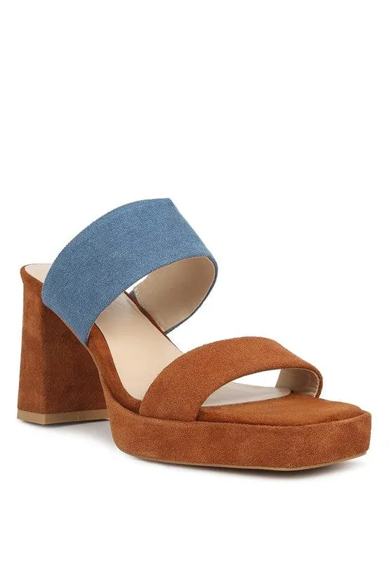 Eddlia Slip On Platform Sandals