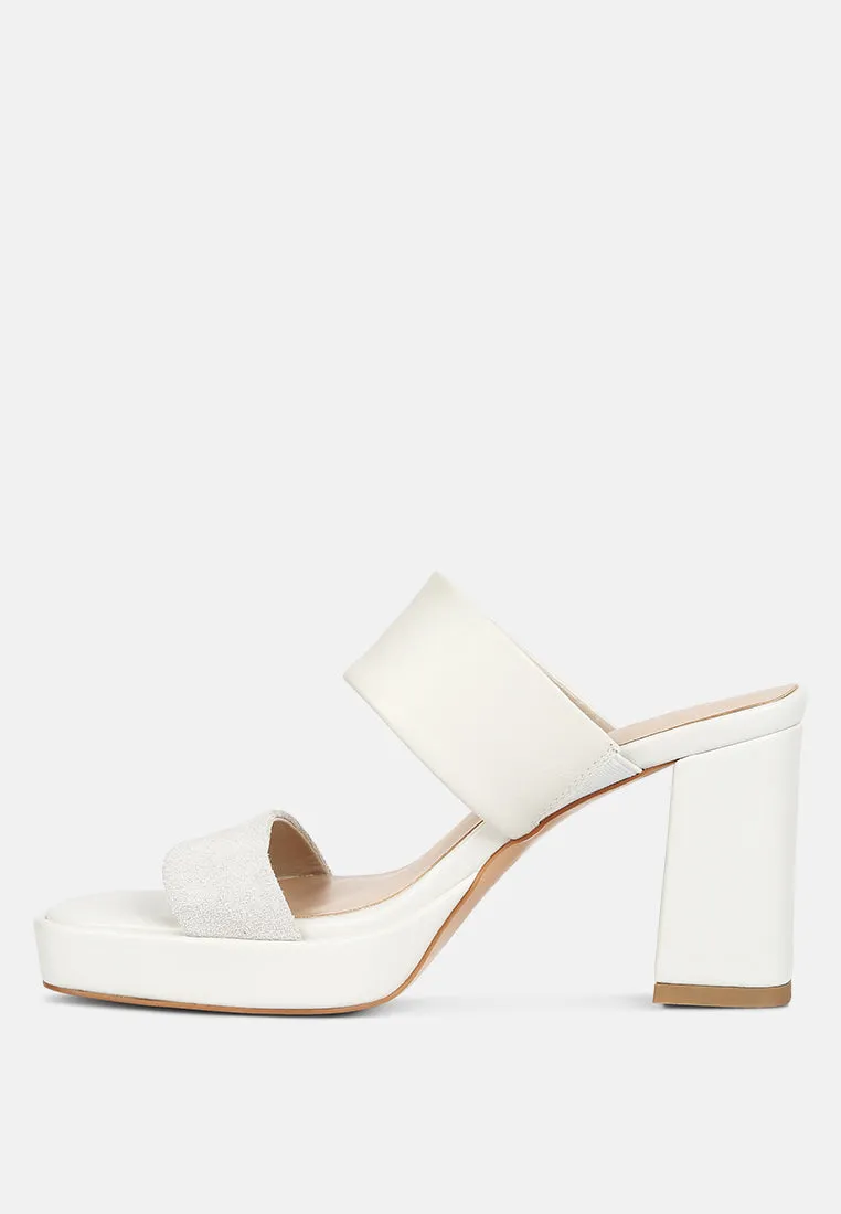 Eddlia Slip On Platform Sandals