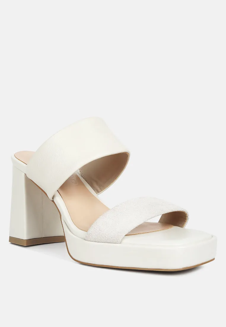 Eddlia Slip On Platform Sandals