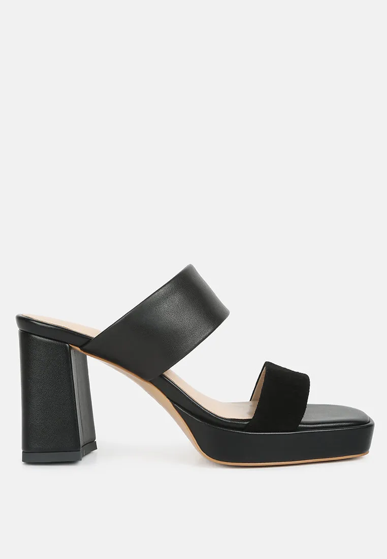 Eddlia Slip On Platform Sandals