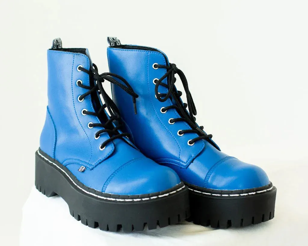 Electric Blue Double Decker Boot