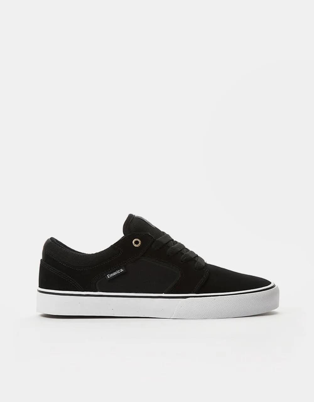 Emerica Cadence Skate Shoes - Black/White/Gold