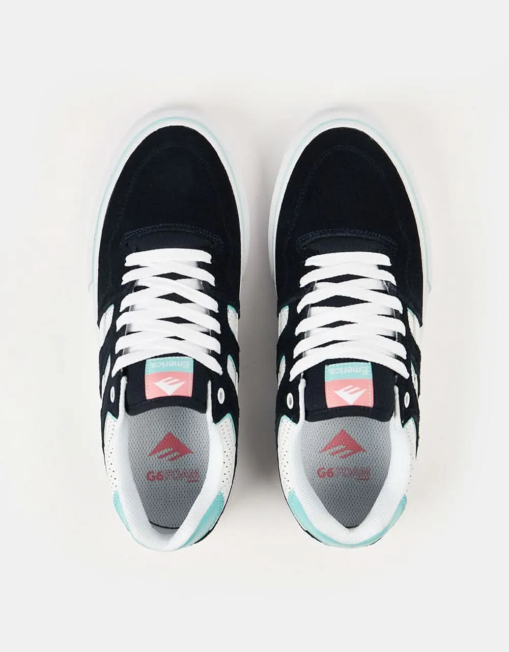 Emerica Tilt G6 Vulc Skate Shoes - Navy/White/Blue