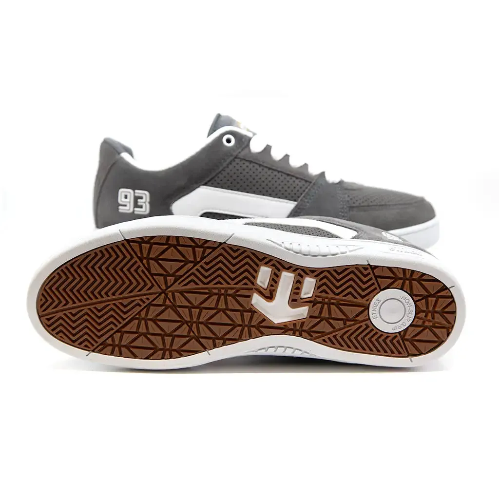 Etnies MC Rap Lo Skate Shoe Grey / White