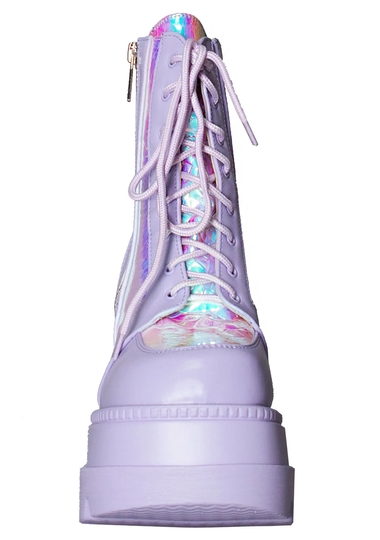 Fairy Kiss Lavender Platform Boots