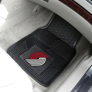 Fanmats Portland Trail Blazers Heavy Duty Car Mat Set - 2 Pieces