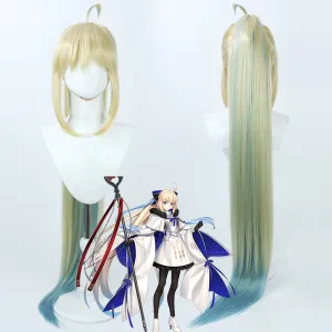 Fate Grand Order FGO Aesc the Savior Aesc the Rain Witch Beach Queen Morgan Tonelico the Savior B Edition Cosplay Wig