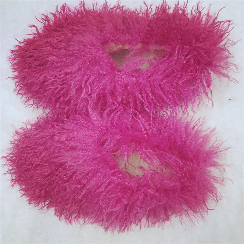 Faux Beach Wool Cotton Slippers（HPSD241）