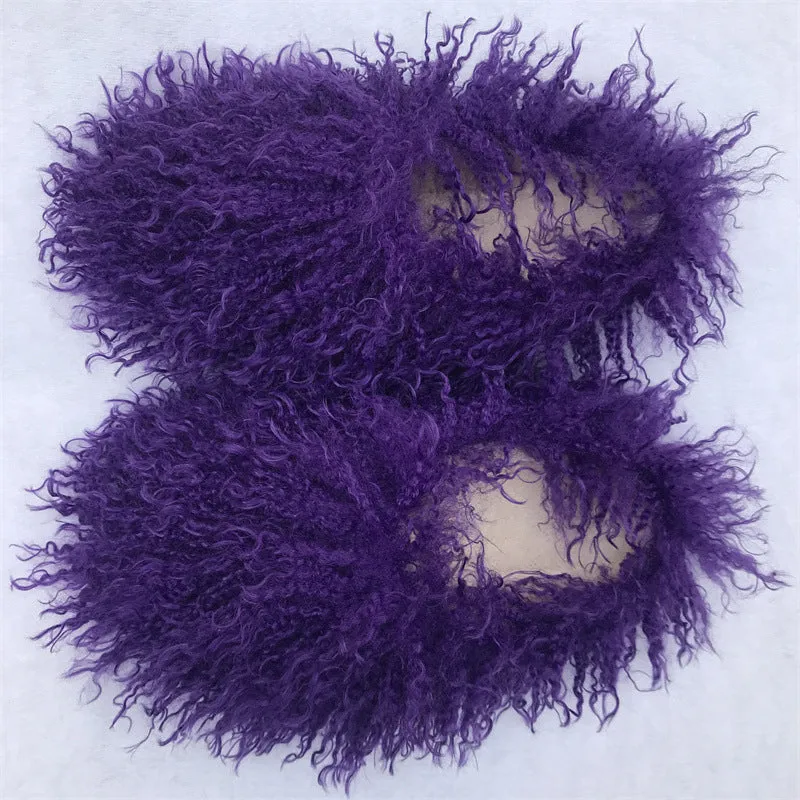 Faux Beach Wool Cotton Slippers（HPSD241）