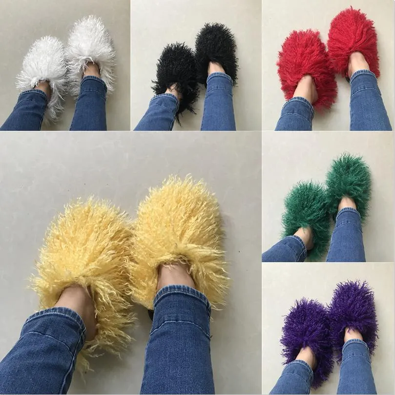 Faux Beach Wool Cotton Slippers（HPSD241）