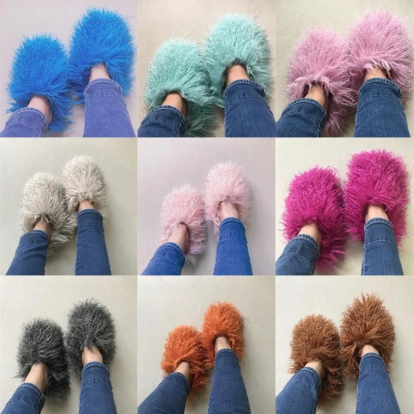 Faux Beach Wool Cotton Slippers（HPSD241）