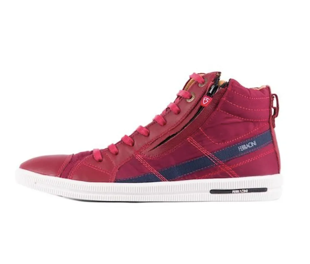 Ferracini Men's Soho High Top Leather Sneaker 8309