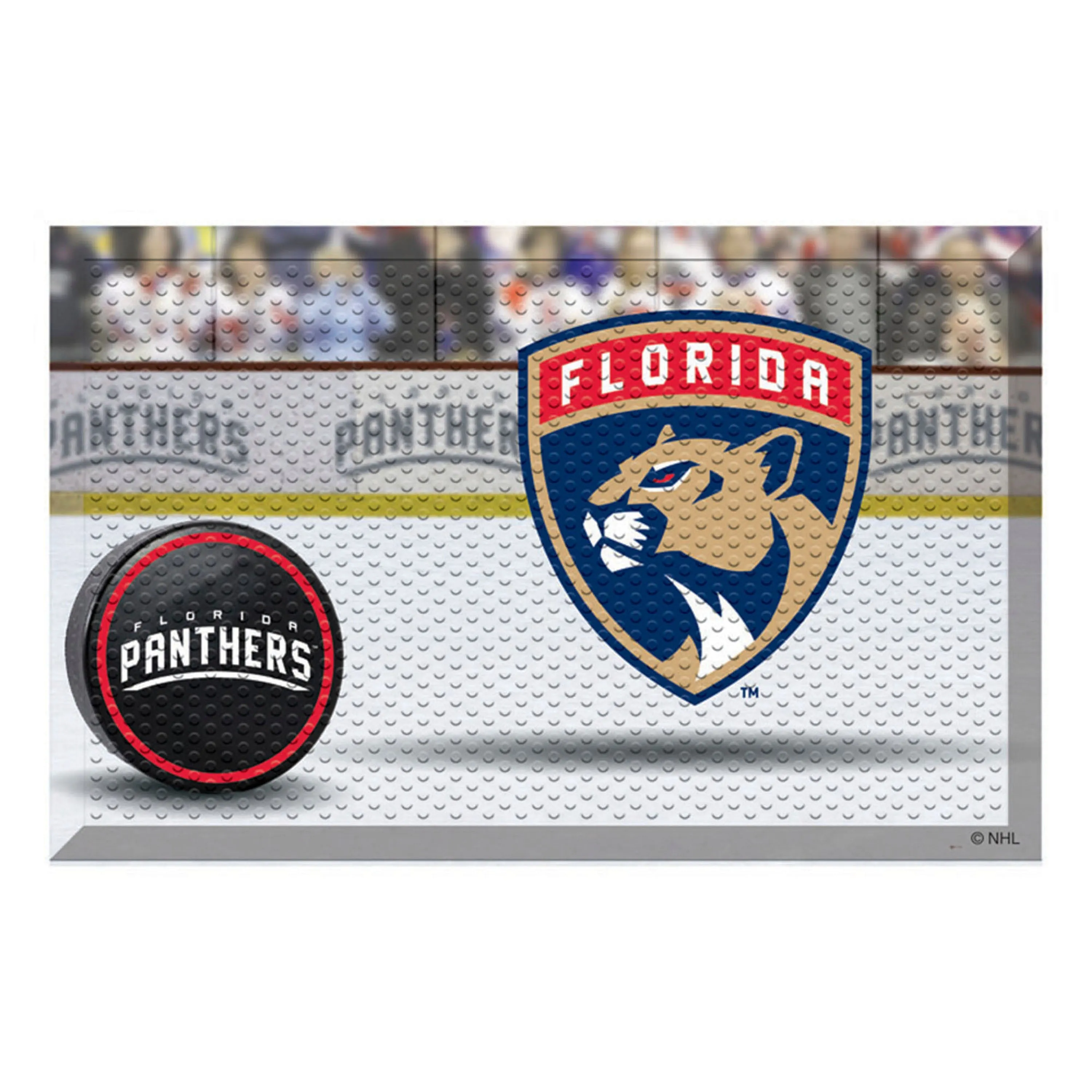 Florida Panthers Rubber Scraper Door Mat