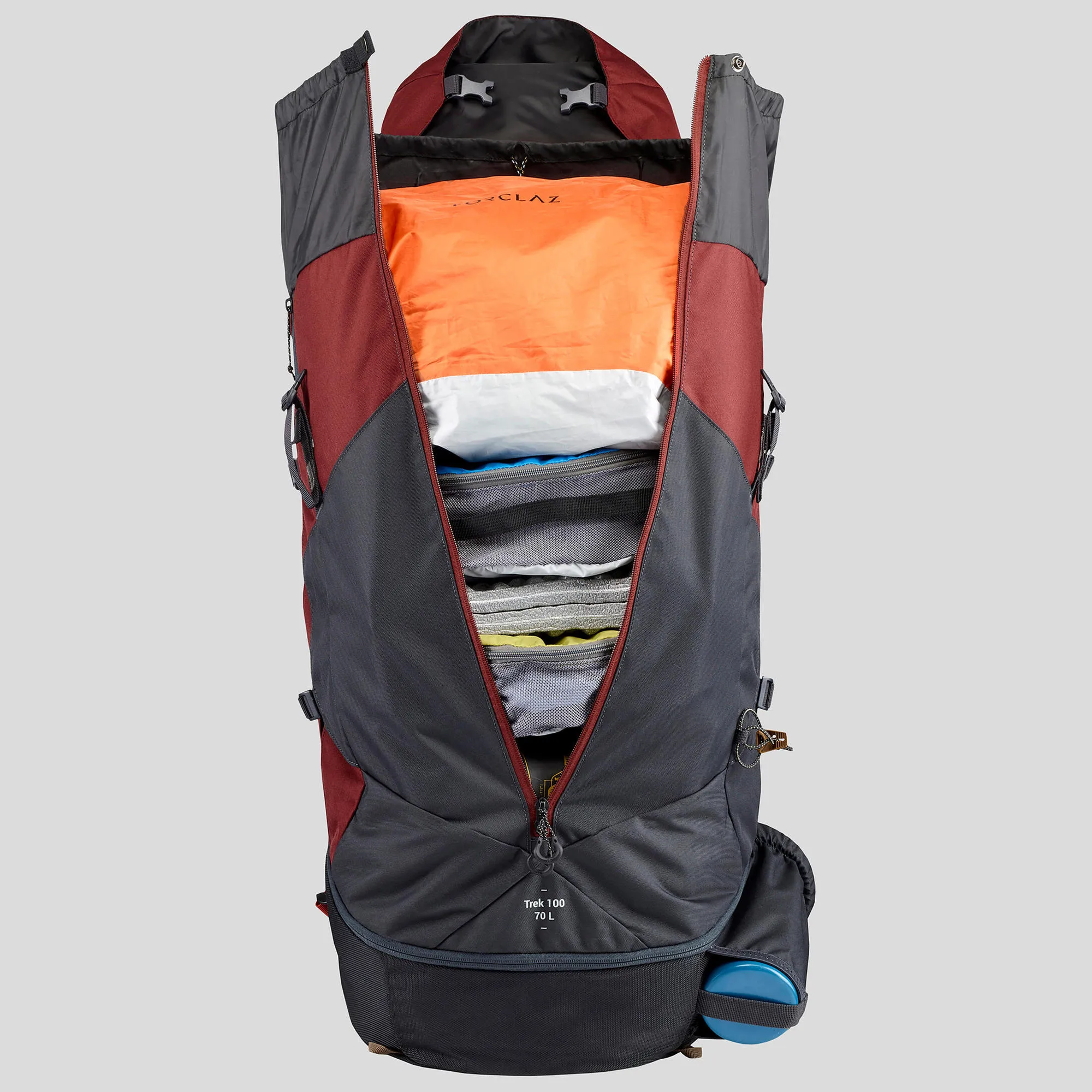 Forclaz Men's MT100 Easyfit 70 L Backpacking Pack