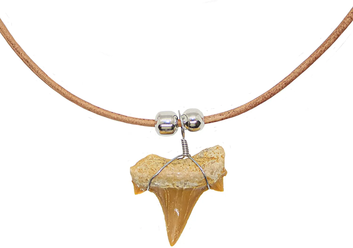 FROG SAC Natural Shark Tooth Necklace for Boys, Genuine Fossil Shark Teeth Jewelry Surfer Necklace, Cool Beach Necklaces for Men, Teen Girls Leather Cord Shark Necklace, Shark Tooth Pendant Neckless