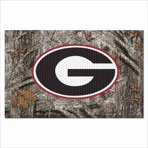 Georgia Bulldogs Rubber Scraper Door Mat Camo