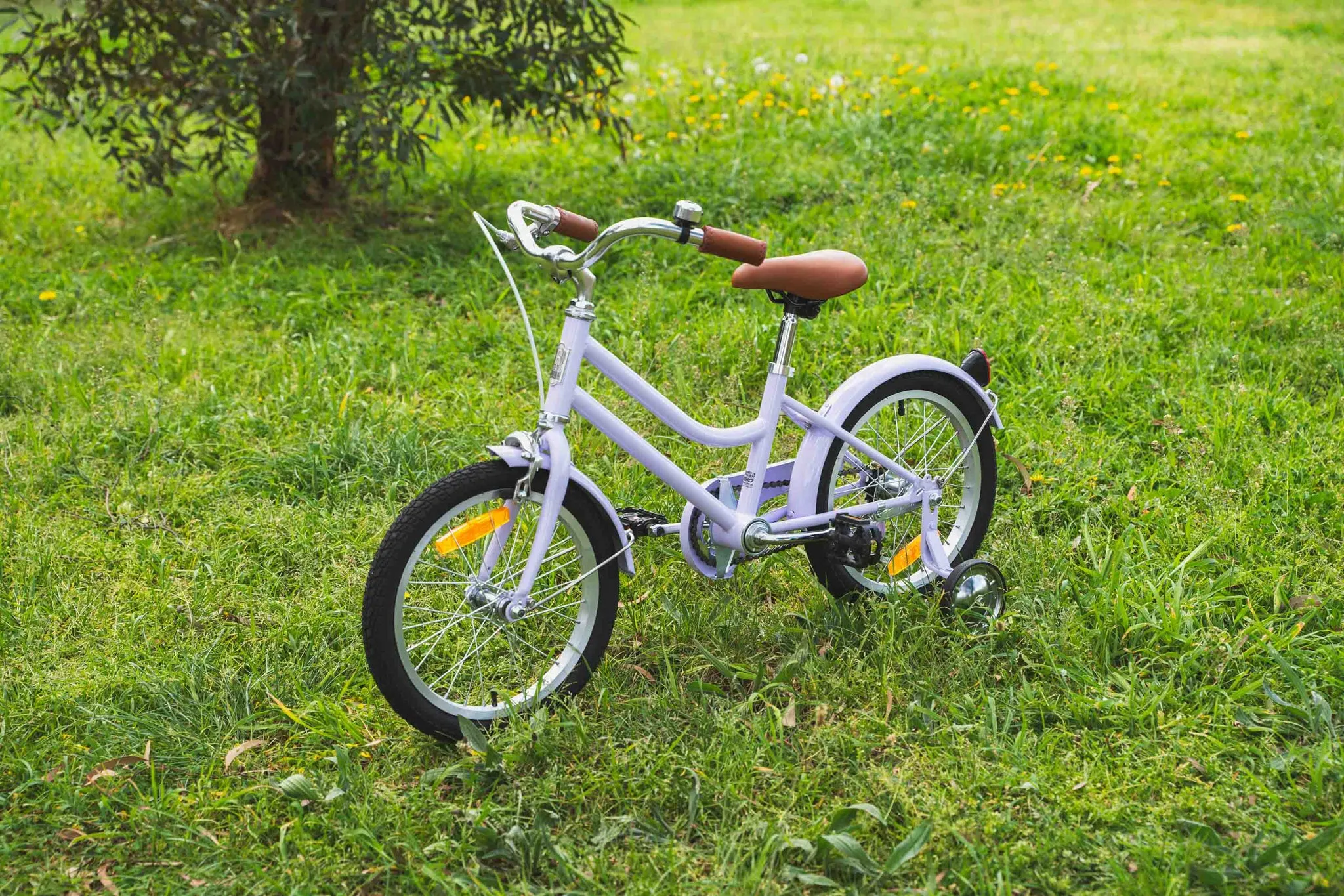 Girls Classic 16" Vintage Bike Lavender