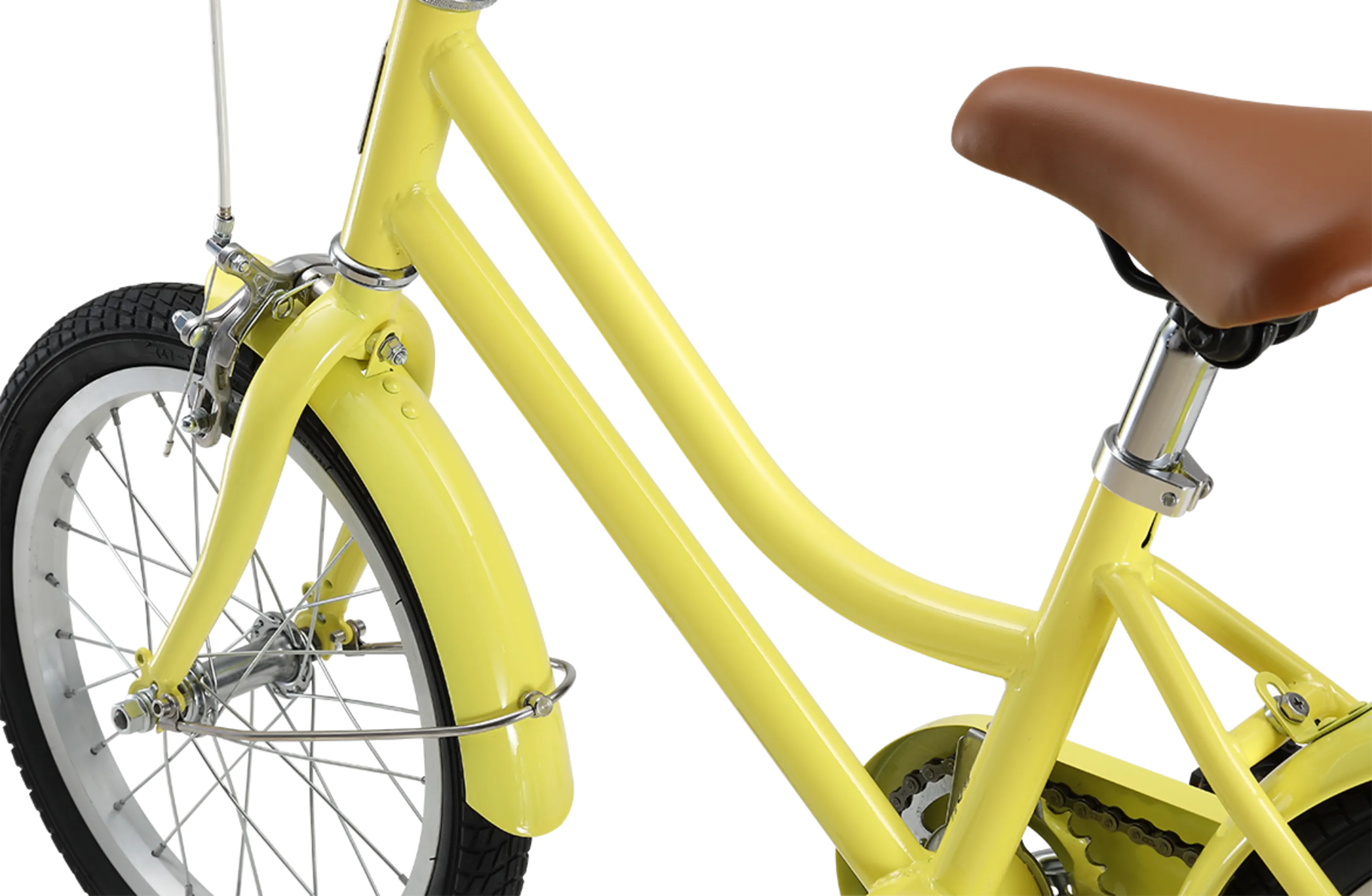 Girls Classic 16" Vintage Bike Lemon