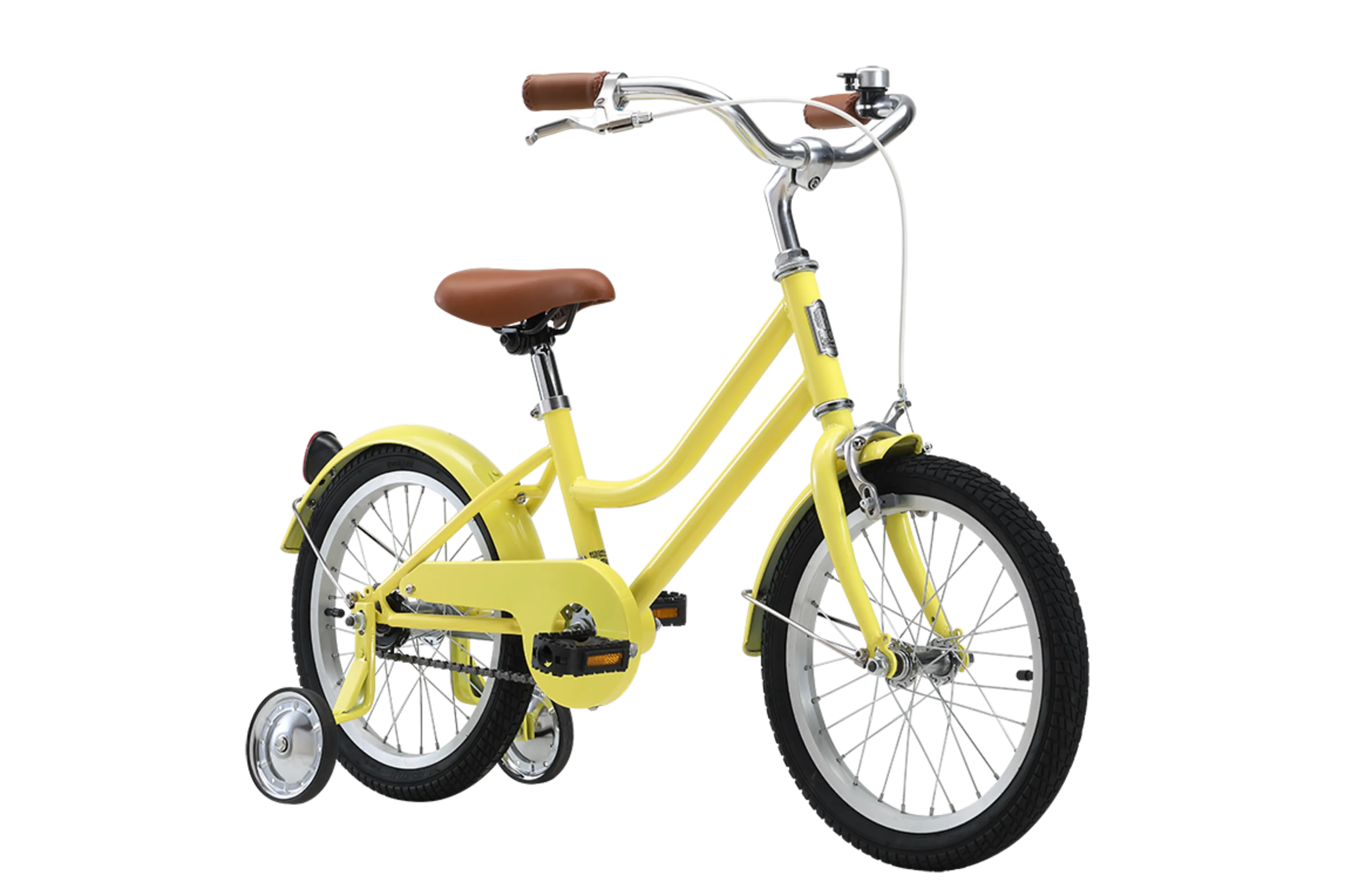 Girls Classic 16" Vintage Bike Lemon