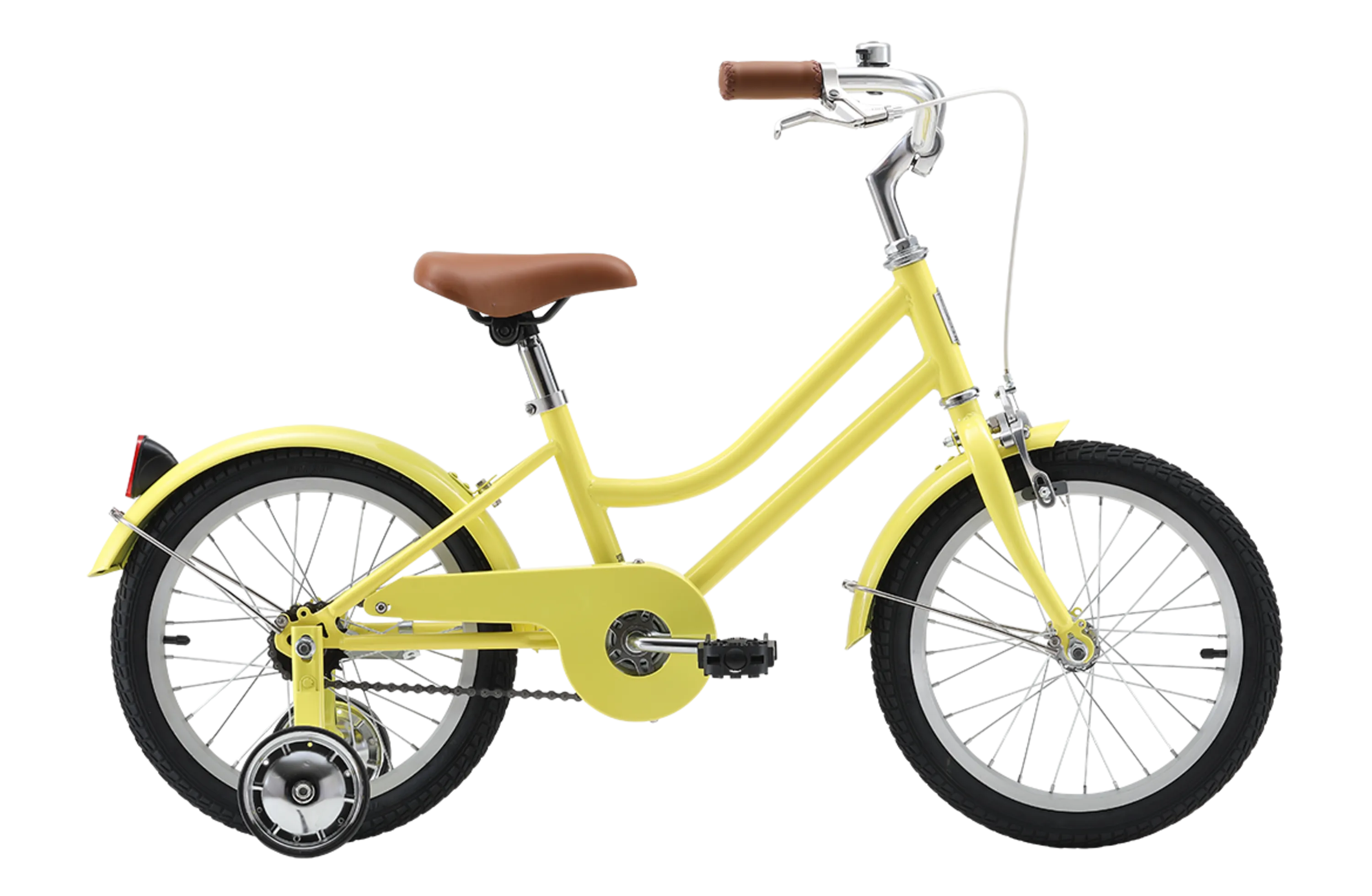 Girls Classic 16" Vintage Bike Lemon