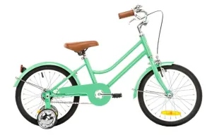 Girls Classic 16" Vintage Bike Mint Green