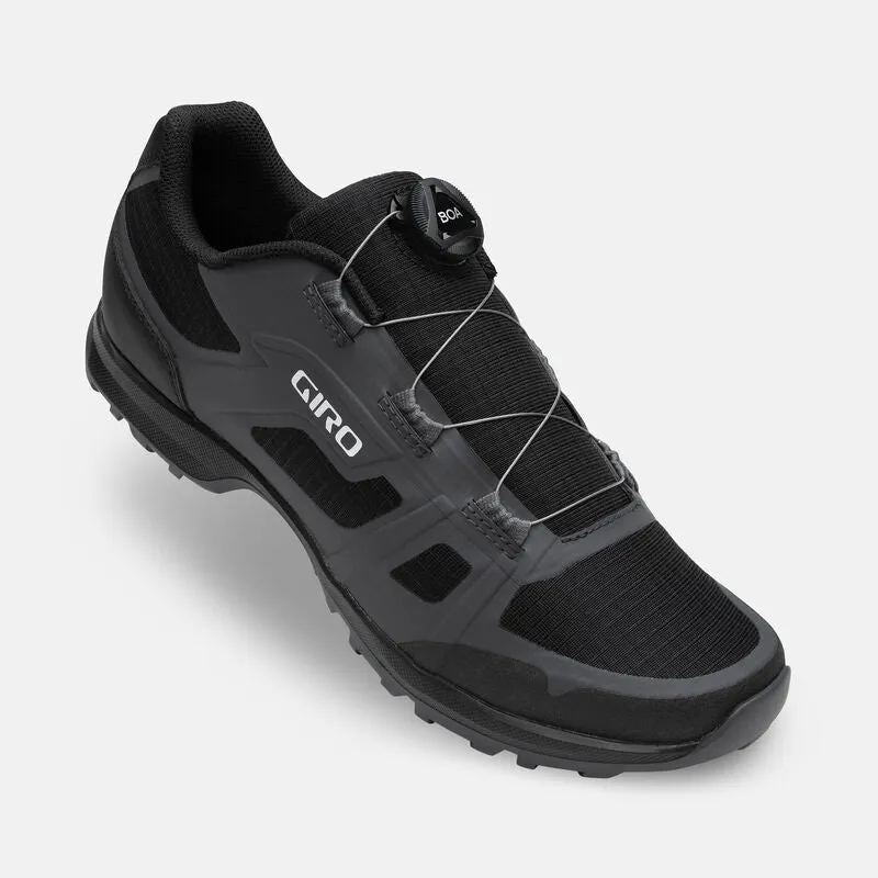 Giro Gauge BOA Bicycle Shoes Dark Shadow/Black 46