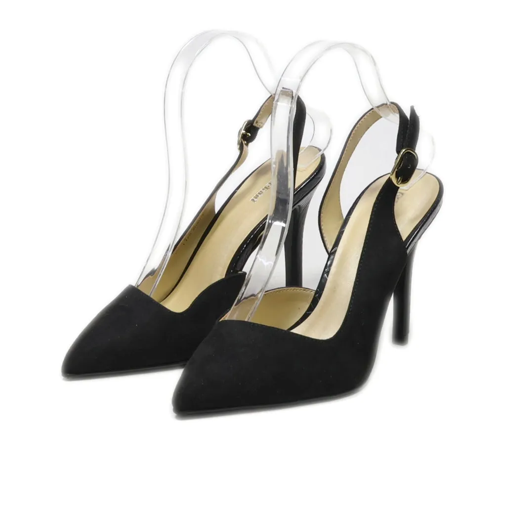 Graceland High-Heel Shoes Suede Black Colour For Women