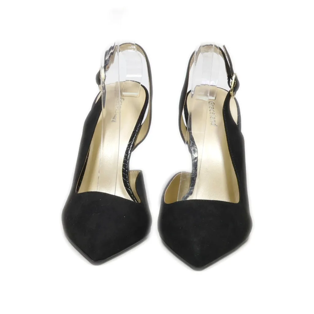 Graceland High-Heel Shoes Suede Black Colour For Women