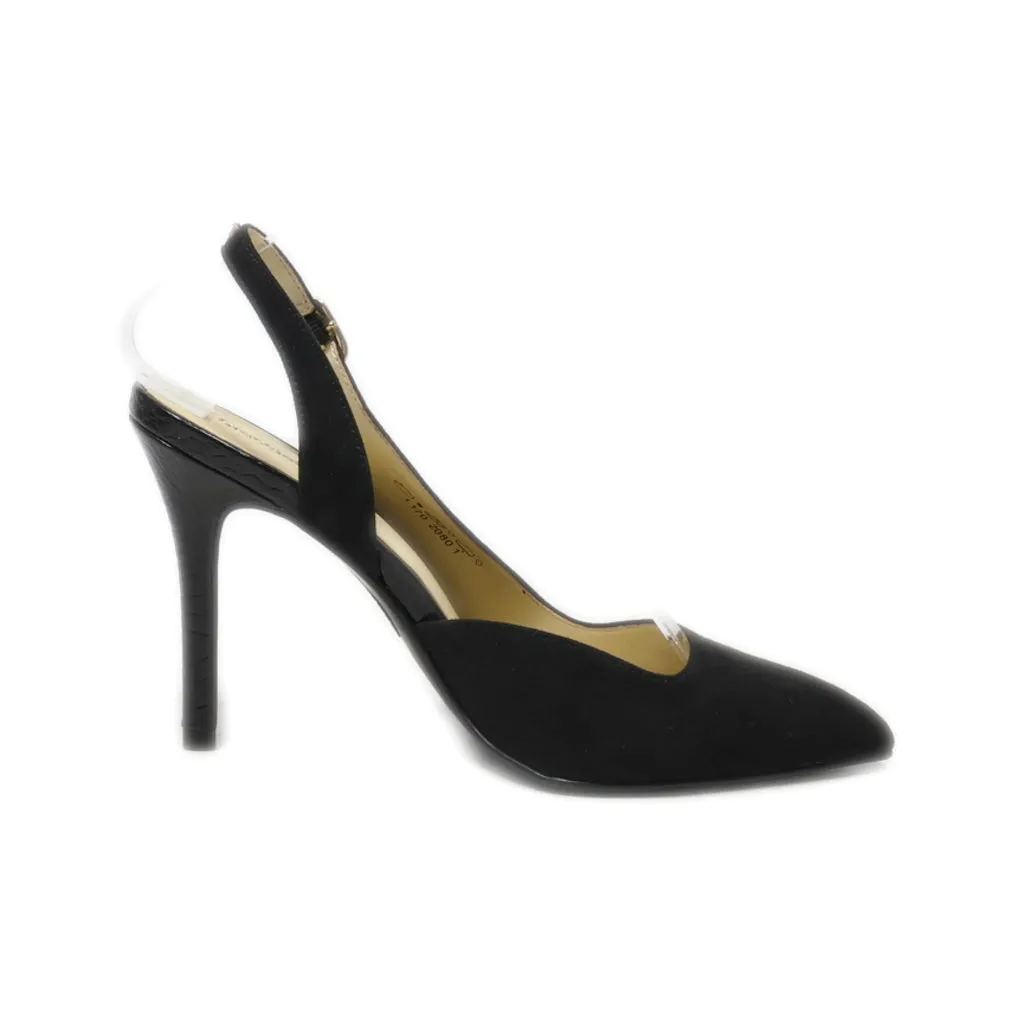 Graceland High-Heel Shoes Suede Black Colour For Women