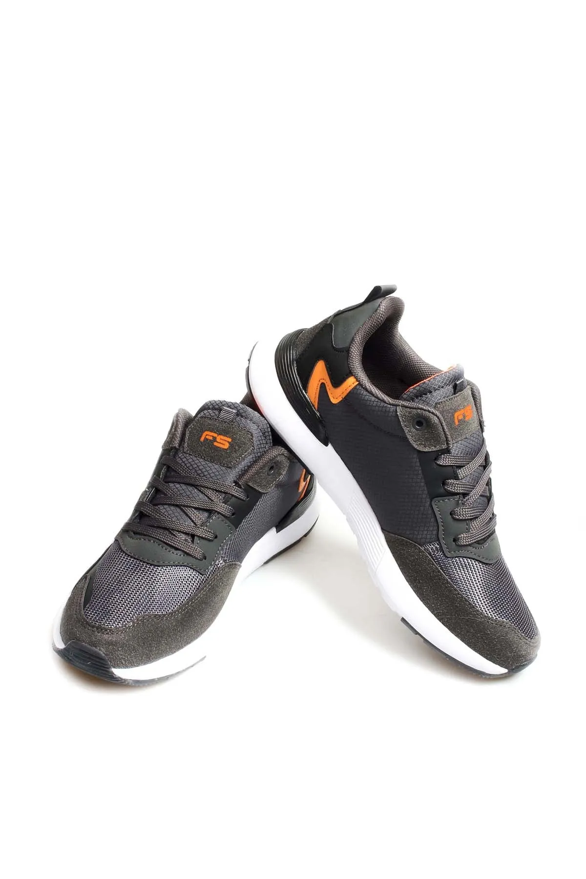 Gray Sporty Sneakers-Wessi