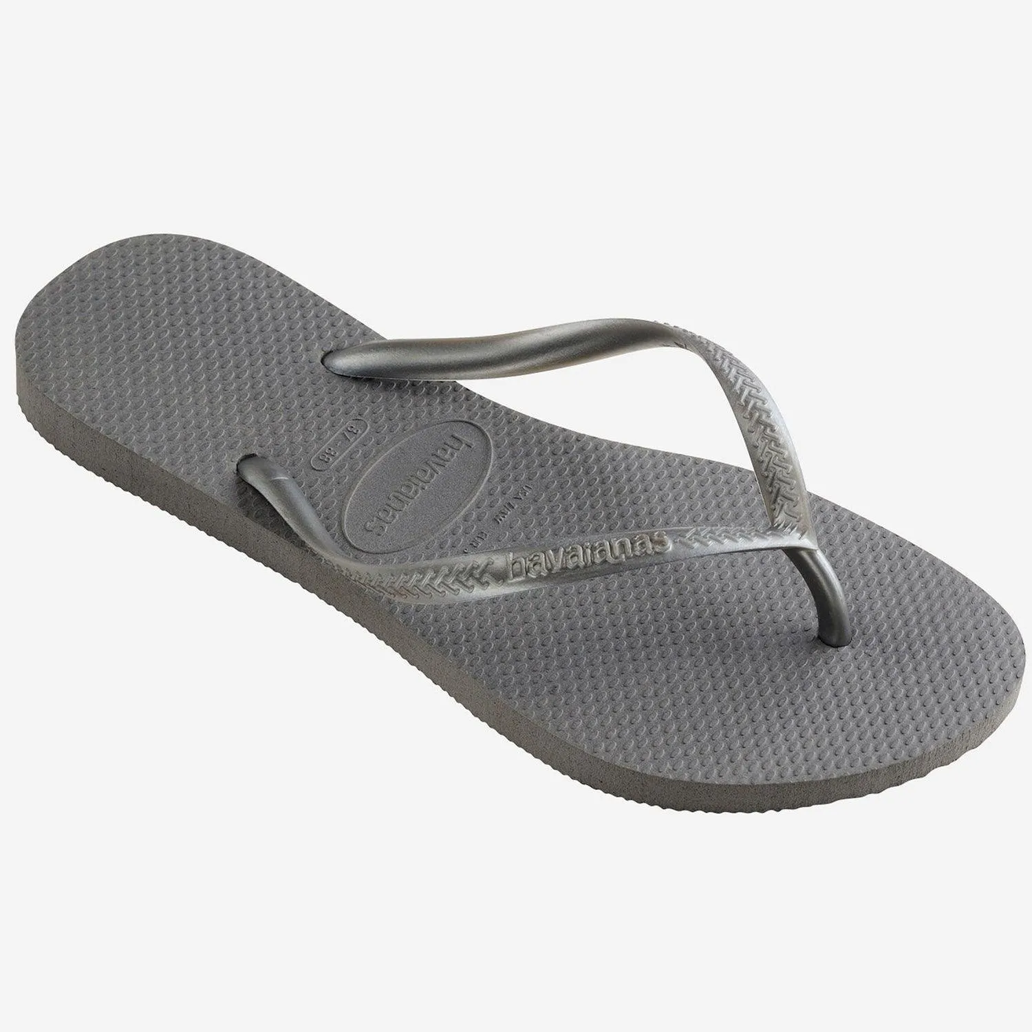 HAVAIANAS SLIM FC STEEL GRAY CINZA ACO