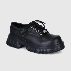 Heighten Platform flats Black