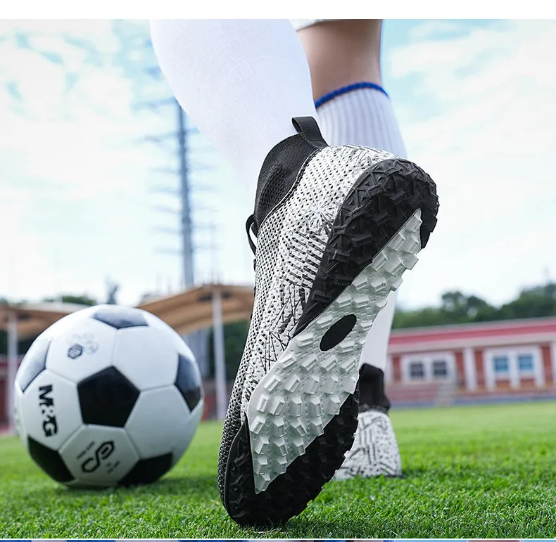 High-Top Adult and Kids' Soccer Cleats, Training