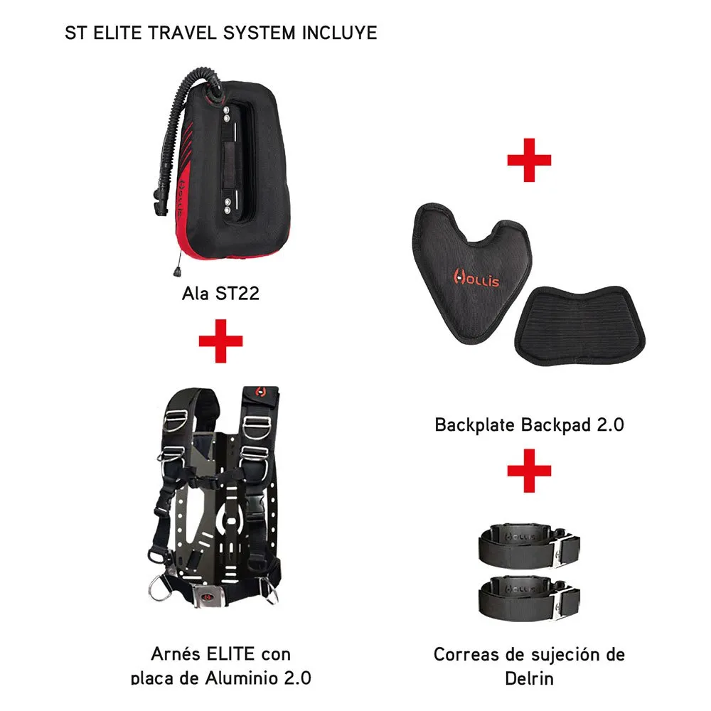 Hollis ST Elite Travel Backplate System