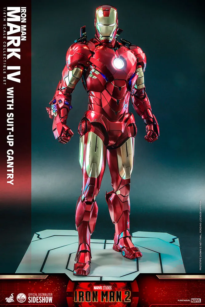 Iron Man Mark IV With Suit-Up Gantry 1/4 Scale Collectible Set