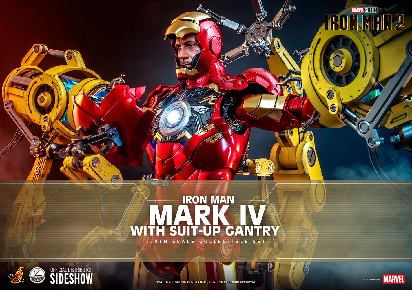 Iron Man Mark IV With Suit-Up Gantry 1/4 Scale Collectible Set