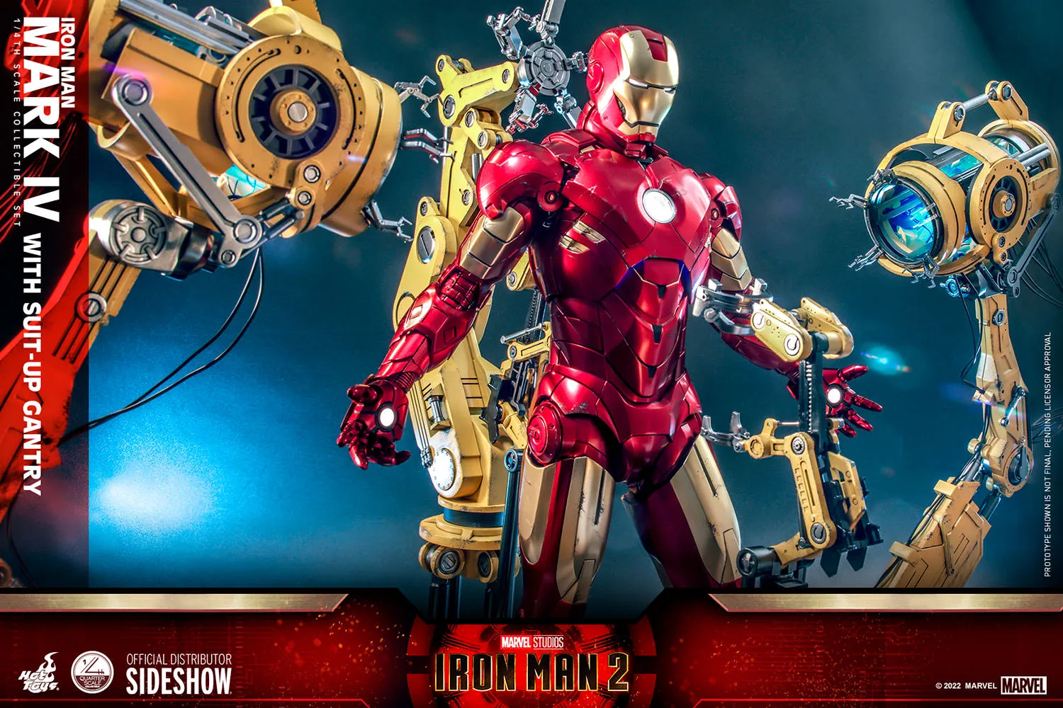 Iron Man Mark IV With Suit-Up Gantry 1/4 Scale Collectible Set