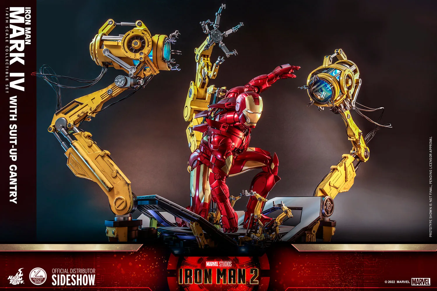 Iron Man Mark IV With Suit-Up Gantry 1/4 Scale Collectible Set