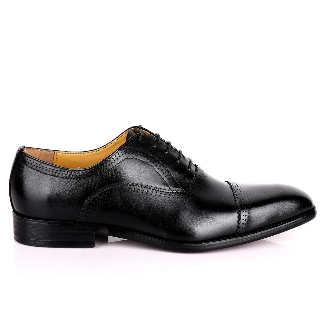 J.M Weston Premium Oxford Men' Shoe-Black