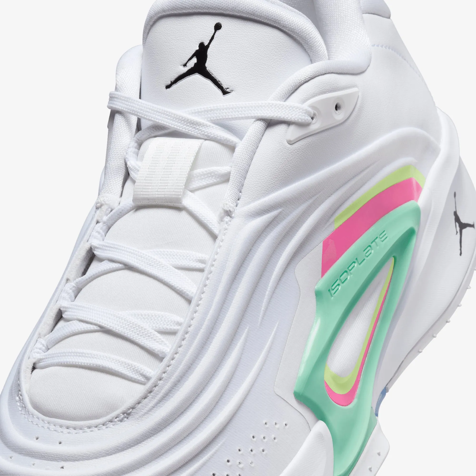 JORDAN | LUKA 3 PF "PHOTO FINISH" { WHITE/BLACK-VOLT GLOW-GREEN GLOW